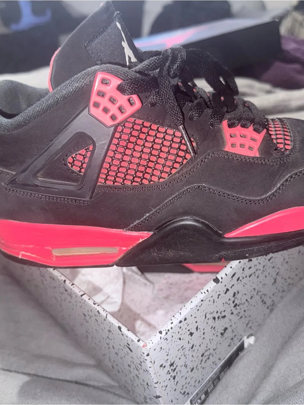 Air Jordan 4 Retro Black/Multicolor